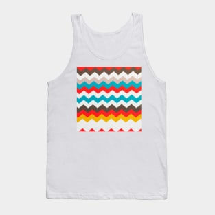 Zig Zag Mad Stripes Tank Top